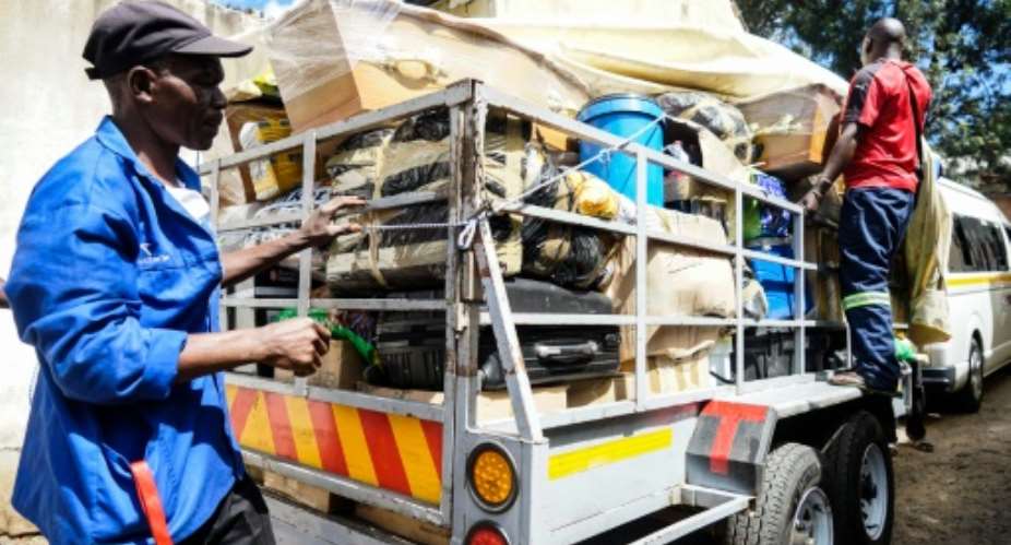 Household essentials have become in short supply in Zimbabwe as the economic situation has worsened, driving a cross-border delivery service from South Africa.  By ZINYANGE AUNTONY AFP