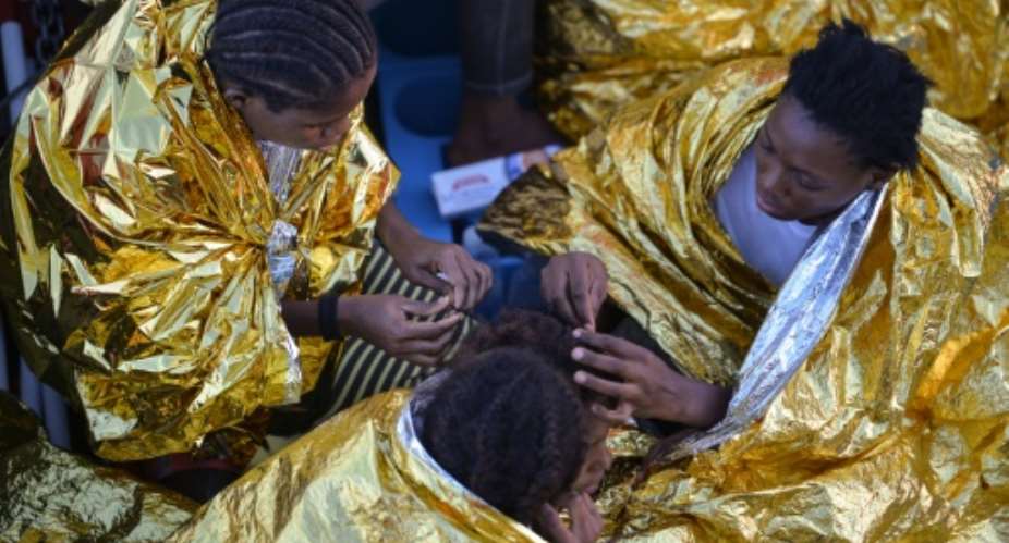 Hundreds of African women land on the shores of Europe every month, expecting new lives in Europe, but in reality are often destined for years of sexual slavery.  By Andreas Solaro AFPFile