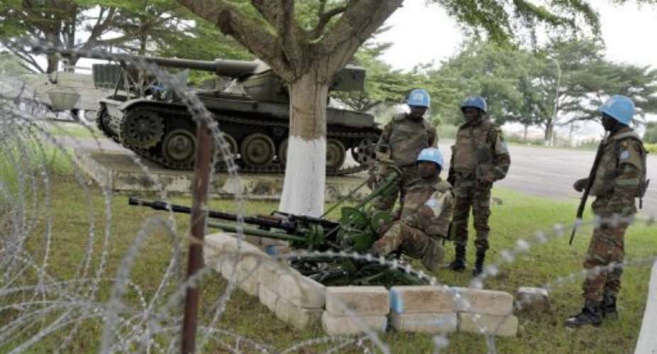 Ten soldiers were killed in Abidjan this week in a series of attacks.  By Issouf Sanogo (AFP)