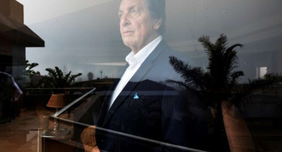 I was a strict father, says Errol Musk.  By GIANLUIGI GUERCIA (AFP)