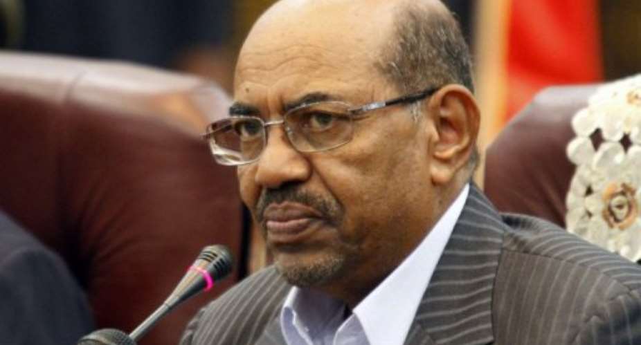 Sudan's President Omar al-Bashir on September 3, 2013 in Khartoum.  By Ashraf Shazly AFPFile