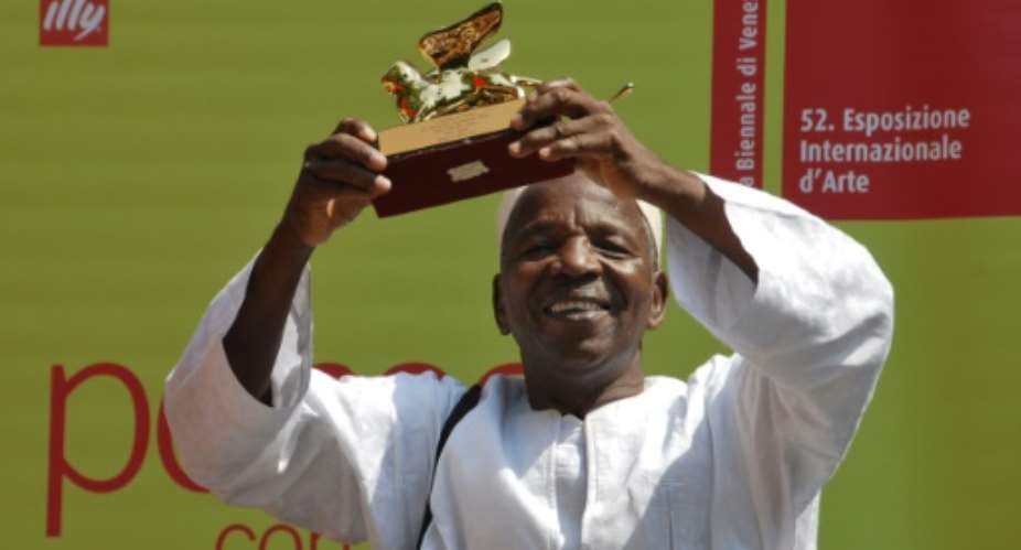 Malian photographer Malick Sidibe was awarded a Golden Lion Award for Lifetime Achievement at the Venice film festival in 2007.  By Sebastiano Casellati AFP