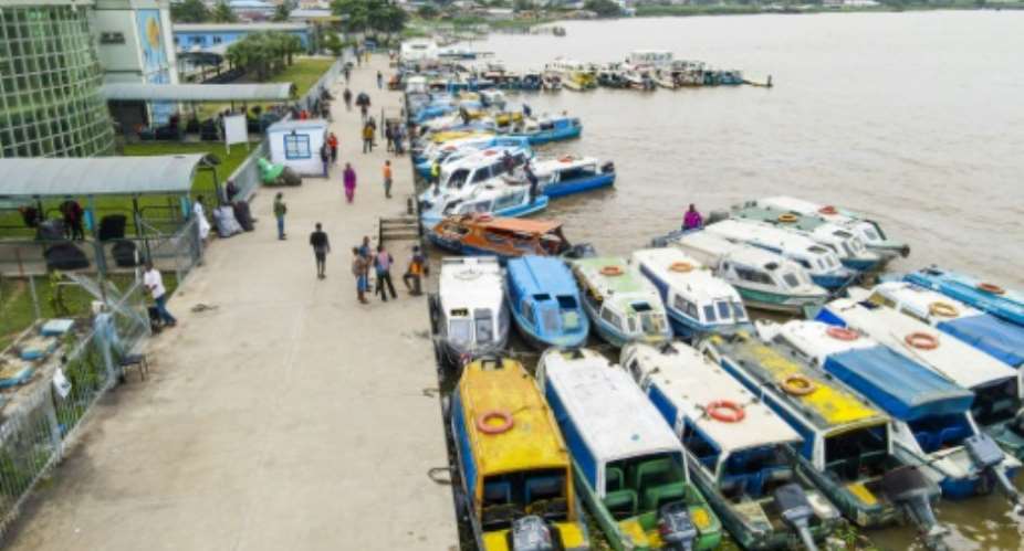 Ikorodu Ferry terminal is one of the jetties that will be developed under Lagos new waterway expansion plan.  By OLUKA LEVI (AFP)