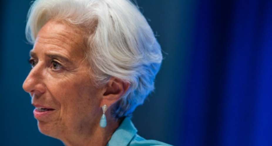 IMF Managing Director Christine Lagarde, pictured on October 8, 2016, applauded the planned reforms, including the austerity programme, in Egypt.  By Zach Gibson AFPFile
