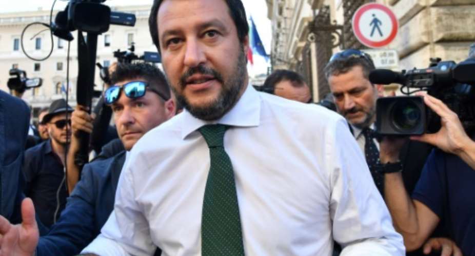 Immigration is Italy's Interior Minister and deputy Prime Minister Matteo Salvini's bugbear an and he has added a stop in Sicily's immigration hotspot Pozzallo.  By Andreas SOLARO AFPFile