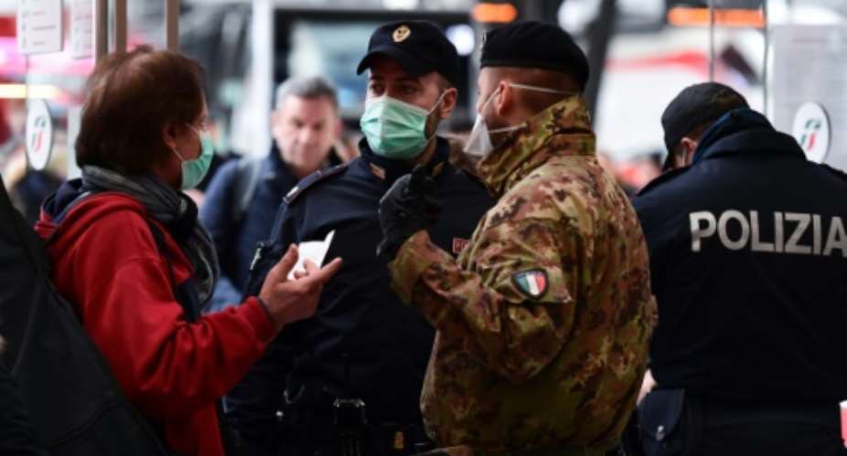 In a desperate bid to stem the spread, Italy's Prime Minister Giuseppe Conte went on television to announce the entire country would effectively be placed on lockdown from Tuesday.  By Miguel MEDINA AFP