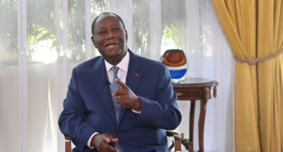 In an interview with AFP, Ouattara said the opposition's campaign of disobedience was 'sending young people to their deaths'.  By Issouf SANOGO AFP