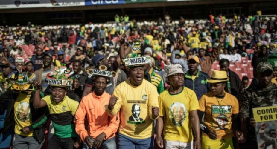 In August, the ANC suffered its worst showing in local elections since it first came to power after the end of apartheid two decades ago.  By Gianluigi Guercia AFPFile