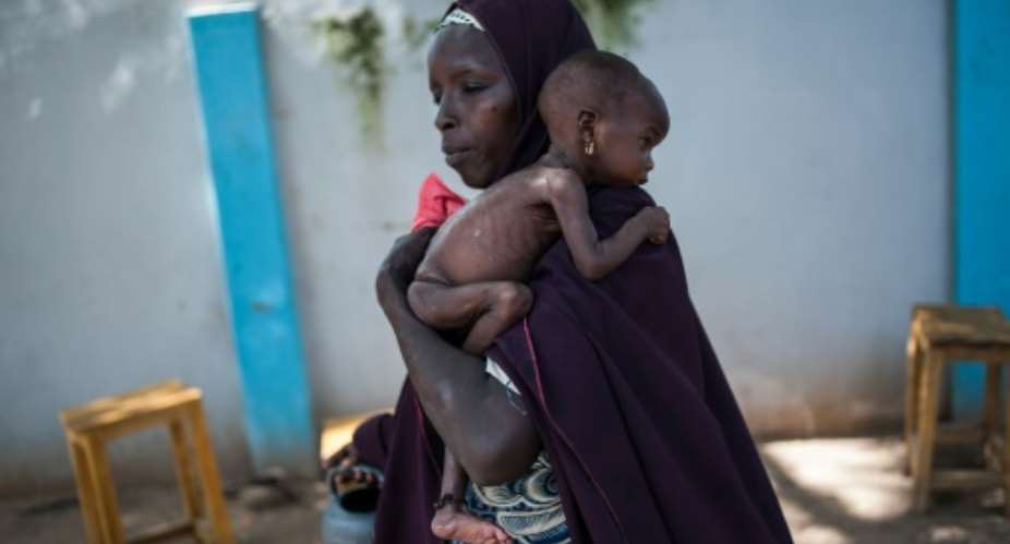 In July, the UN said nearly 250,000 children under five could suffer from severe acute malnutrition this year in Borno state.  By Stefan Heunis AFP