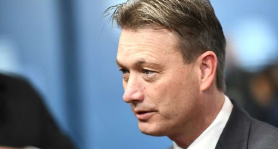In light of the continuous intimidation and force used in the collection of diaspora tax...the cabinet is forced to give the Eritrean government a powerful signal, said Dutch Foreign Minister Halbe Zijlstra, seen in November 2017.  By EMMANUEL DUNAND AFPFile