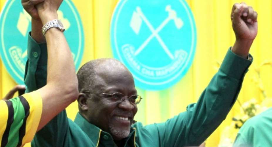 Tanzania's new President John Magufuli pictured has cancelled Independence Day celebrations -- due next week -- traditionally a time for the government to spend big on a public display of nationalism.  By  AFPFile