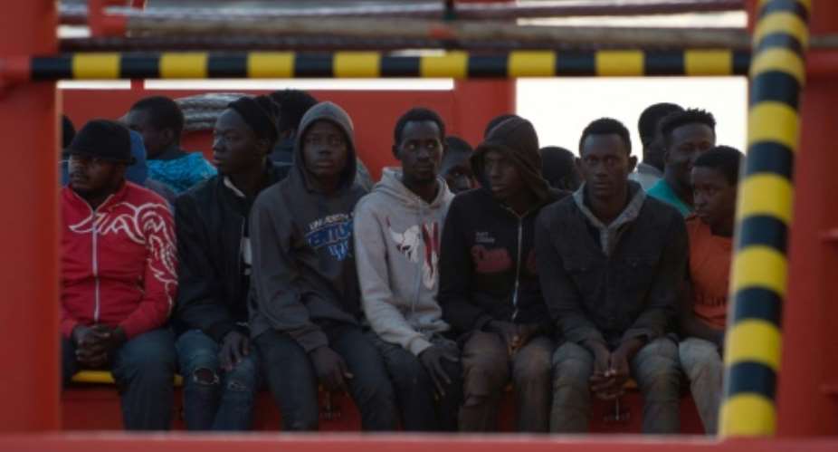 Increasing numbers of migrants are attempting the Mediterranean crossing from Morocco to Spain.  By JORGE GUERRERO AFP