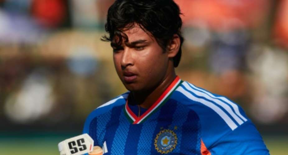 India teenage batter Vaibhav Sooryavanshi walks to the pavilion after his dismissal in Harare.  By Jekesai NJIKIZANA (AFP)