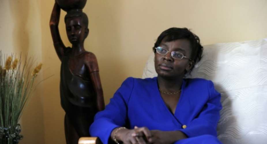Ingabire returned from exile in the Netherlands intending to run for president in 2010 as leader of the FDU-Inkingi party.  By BERTRAND GUAY AFPFile