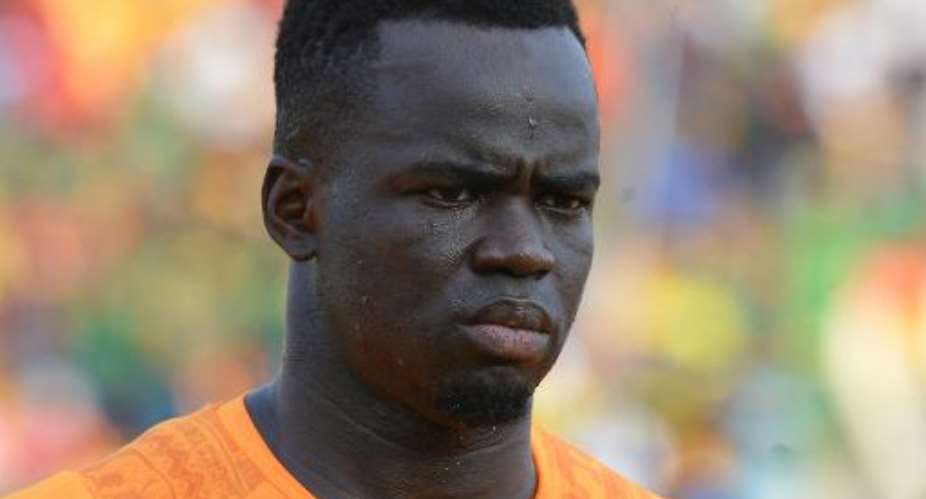 Ivory Coast's Cheik Tiote suffered an ankle injury in a group clash against Mali and has missed the final group match against Cameroon as well as the quarter-final against Algeria.  By Issouf Sanogo AFPFile