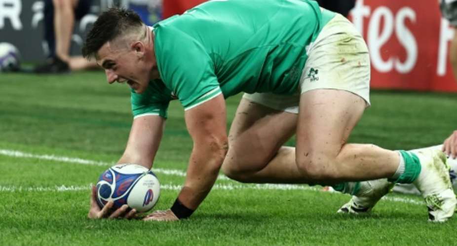 Ireland hooker Dan Sheehan faces a lengthy lay-off after being injured in the first Test against South Africa.  By FRANCK FIFE (AFP)