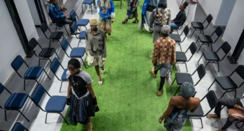 IRMA is aiming to train 200 young people by 2026 in a bid to boost the Congolese fashion industry.  By Hardy BOPE (AFP)