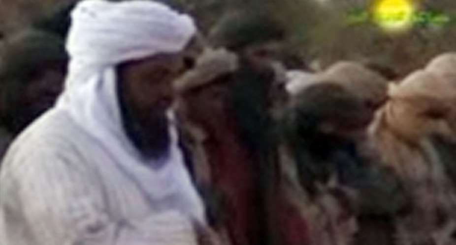 This photograph released by the Islamist group Ansar Dine reportedly shows the groups leader Iyad Ag Ghaly.  By  (AFP/Ansar Dine/File)