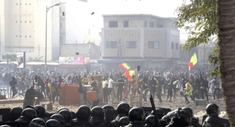 It is the worse unrest Senegal has seen in years.  By Seyllou AFP
