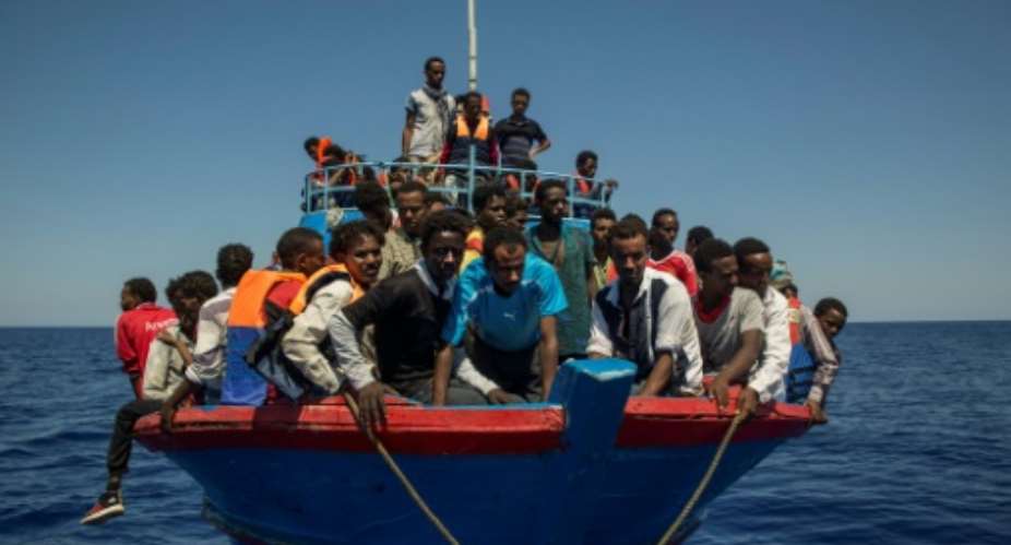 Italy and Libya have cooperated to curb the number of migrants crossing the Mediterranean.  By Angelos Tzortzinis AFPFile
