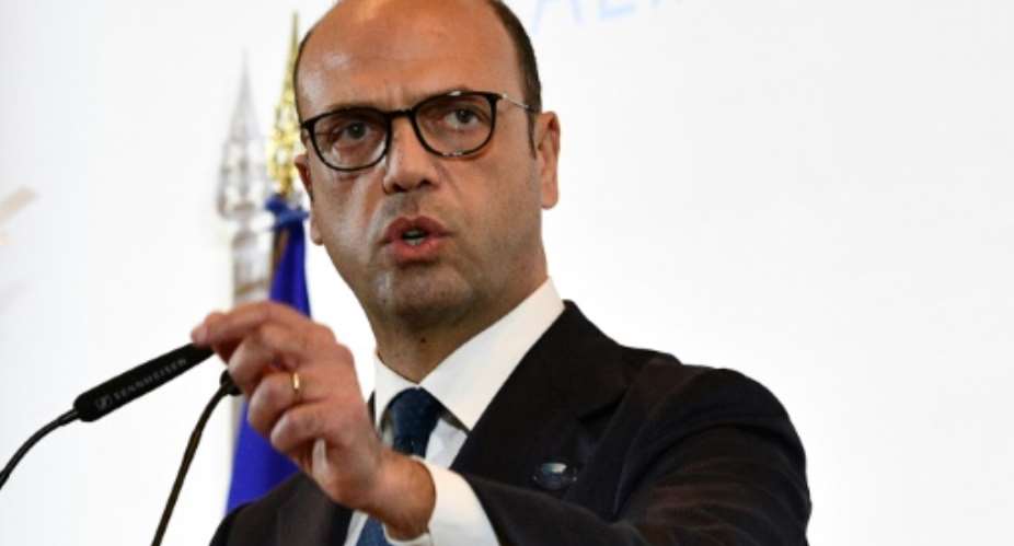 Italy Foreign Minister Angelino Alfano.  By Vincenzo PINTO AFPFile