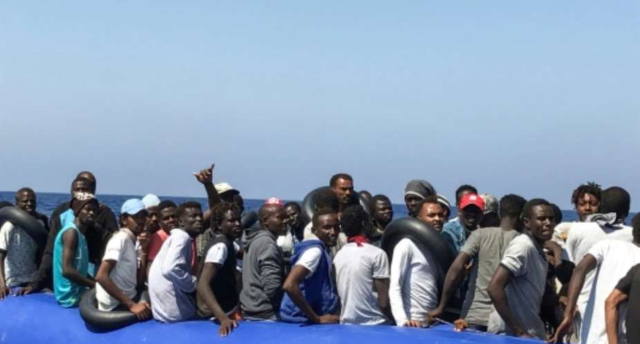 Italy is on the front-line for many of those fleeing war and poverty in Africa.  By Anne CHAON AFPFile