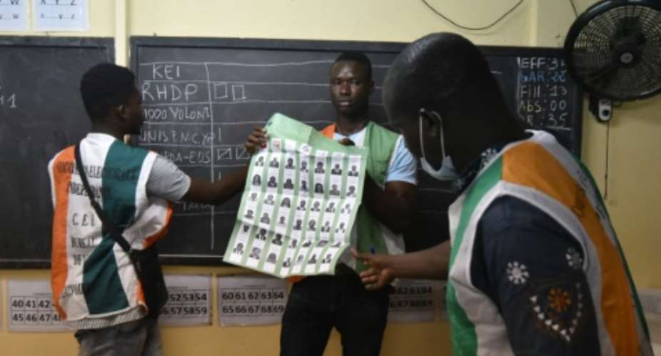 Ivory Coasts independent electoral commission has issued partial provisional results.  By SIA KAMBOU (AFP)