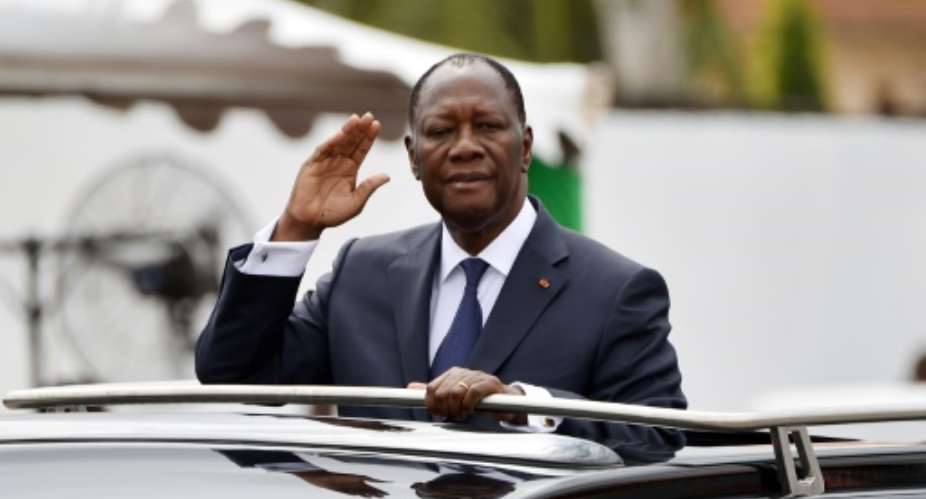Ivory Coasts President Alassane Ouattara (pictured August 2018) will pardon 4,200 prisoners, though their crimes will not be expunged from their records.  By SIA KAMBOU (AFP/File)