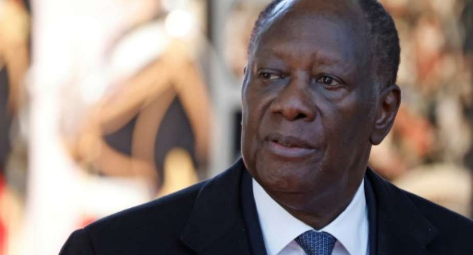 Ivory Coasts President Alassane Ouattara said French forces would withdraw from the West African nation in January.  By Ludovic MARIN (POOL/AFP/File)