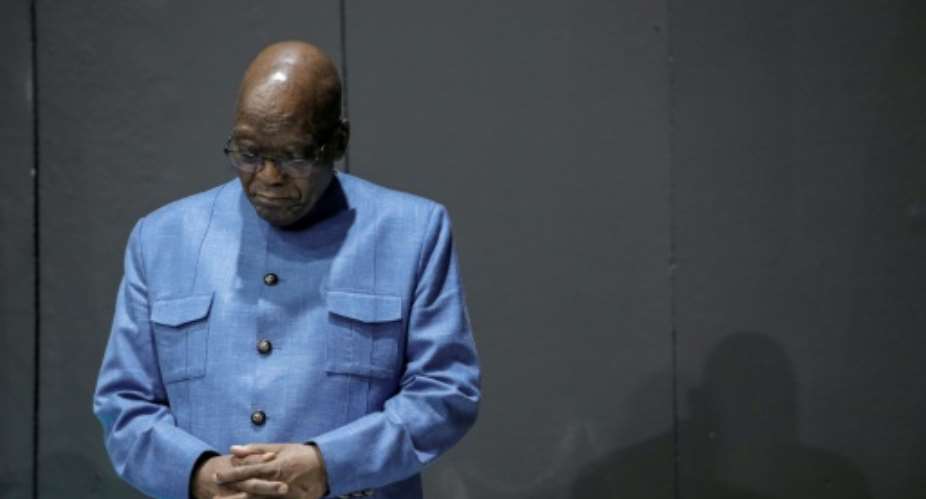 Jacob Zuma is now a fierce opponent of the ruling ANC.  By GIANLUIGI GUERCIA AFP