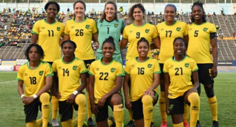 Jamaica's 'Reggae Girlz' are making their first Women's World Cup appearance.  By Angela Weiss AFP