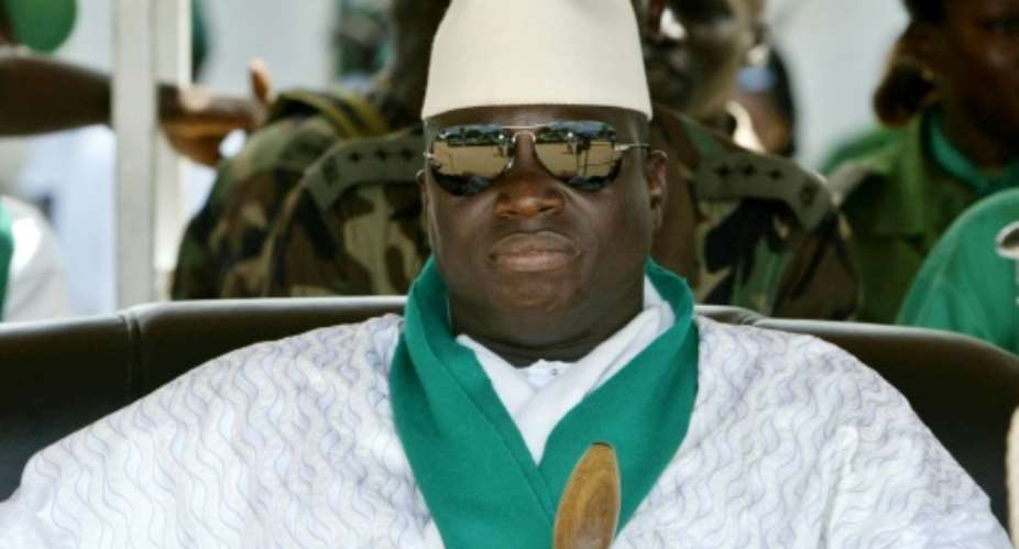 Jammeh ruled The Gambia for more than 22 years before fleeing to Equatorial Guinea after an election defeat.  By Seyllou AFP