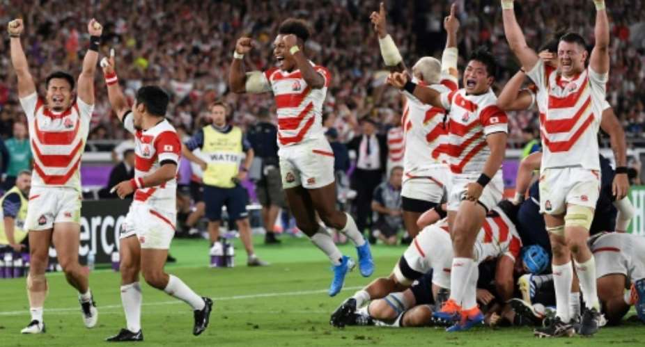 Japan's rugby players have captured the nation's imagination with their fairy-tale run at the world cup.  By William WEST AFPFile