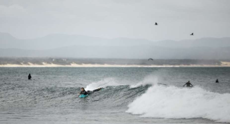 Jefferys Bay became a destination for South African surfers in the 1960s.  By ILARIA FINIZIO (AFP)