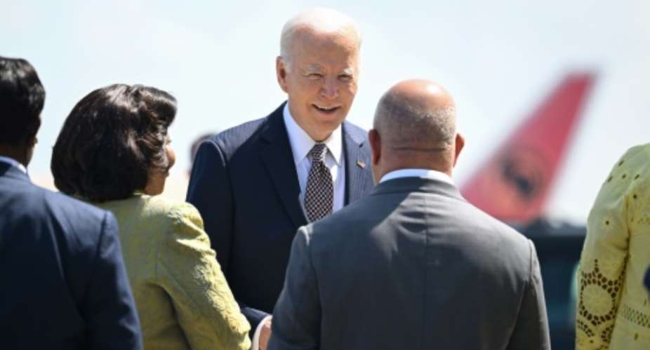 Joe Biden is the first US president to travel to Angola.  By ANDREW CABALLERO-REYNOLDS (AFP)