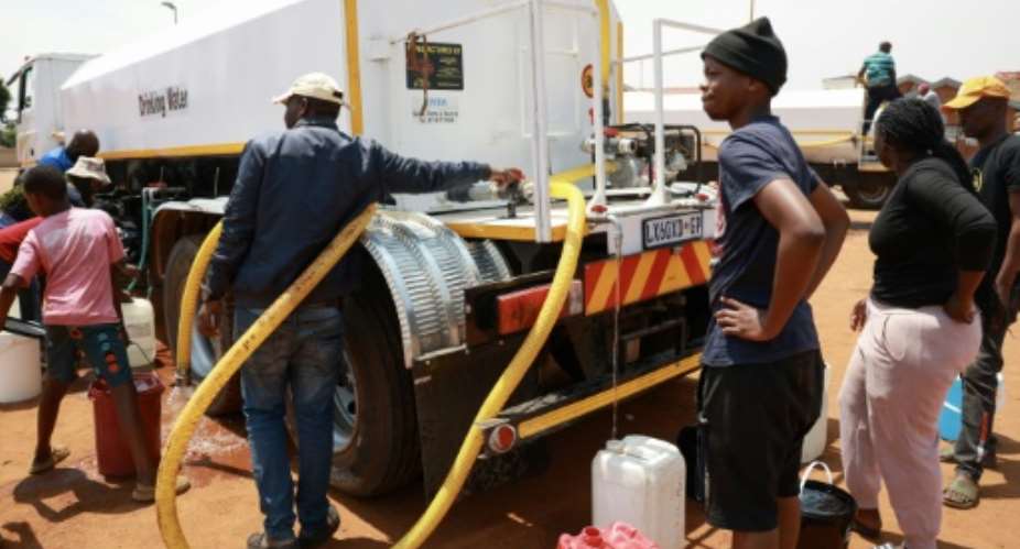 Johannesburg has imposed daily water restrictions to stop what it says is over-consumption and to allow maintenance work.  By Phill Magakoe (AFP/File)