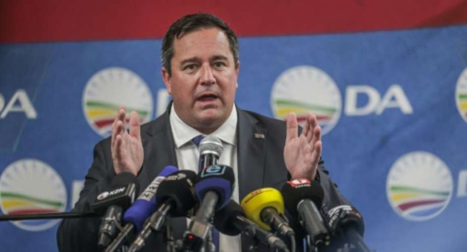 John Steenhuisen will become deputy trade minister after being demoted from the cabinet.  By Rajesh JANTILAL (AFP/File)