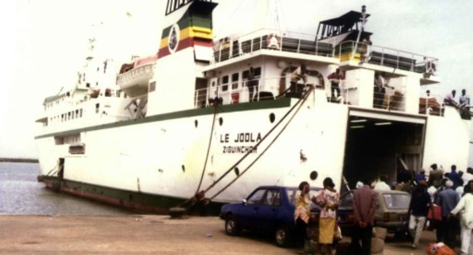 Joola had some 2,000 passengers aboard -- almost quadruple its capacity.  By - AFPFile