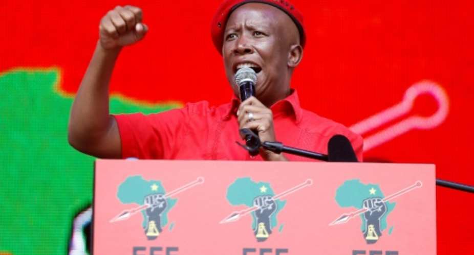 Julius Malema is known for his controversial statements.  By Phill Magakoe AFP