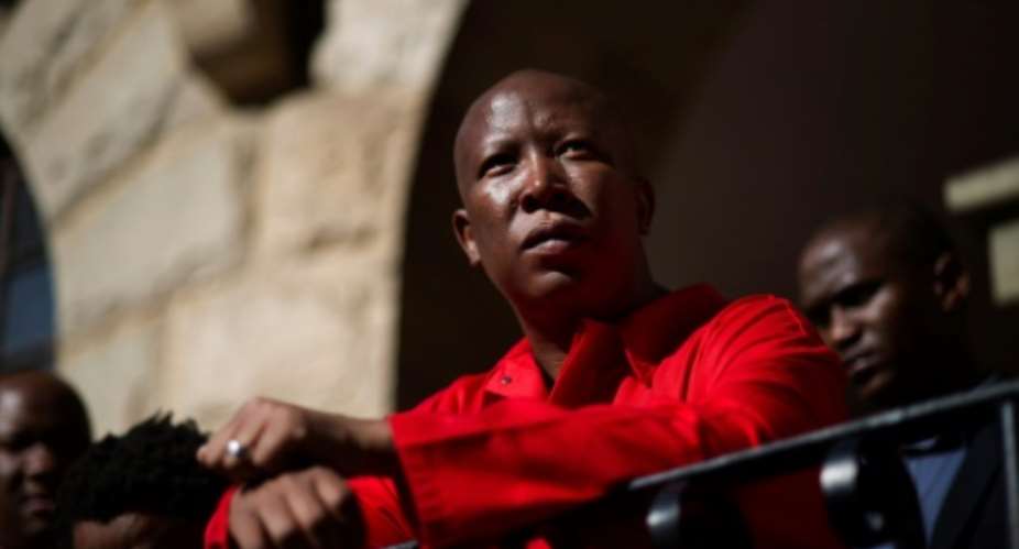 Julius Malema left South Africa's ANC to form the radical Economic Freedom Fighters - now ANC leader Cyril Ramaphosa wants him back on board.  By RODGER BOSCH AFPFile
