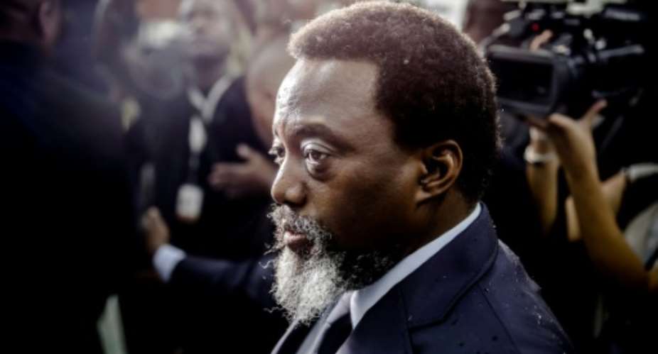 Kabila stepped down in January 2019 after 18 years at the helm of the Democratic Republic of Congo.  By Luis TATO AFP
