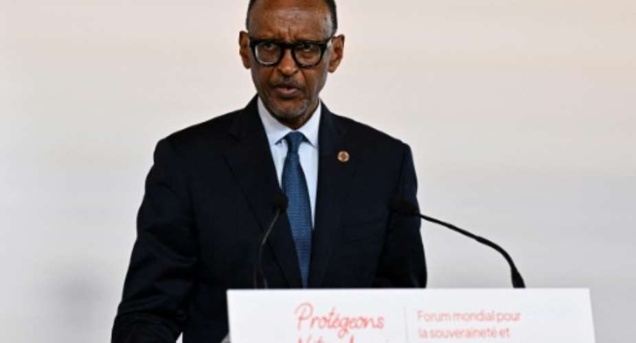 Kagame has been in power since 2000.  By Dylan Martinez (POOL/AFP/File)