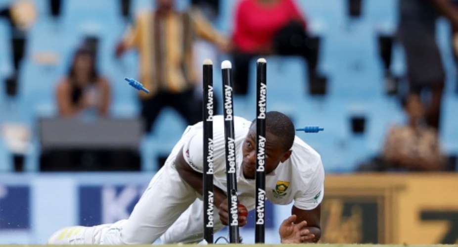 Kagiso Rabada is the only black African in the South Africa squad for the 2024 T20 World Cup.  By PHILL MAGAKOE AFP
