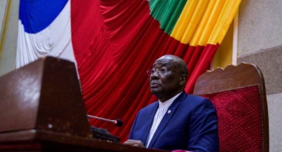 Karim Meckassoua, ousted as president of Central Africa's National Assembly, has vowed to challenge the move in the courts.  By Charles BOUESSEL AFPFile