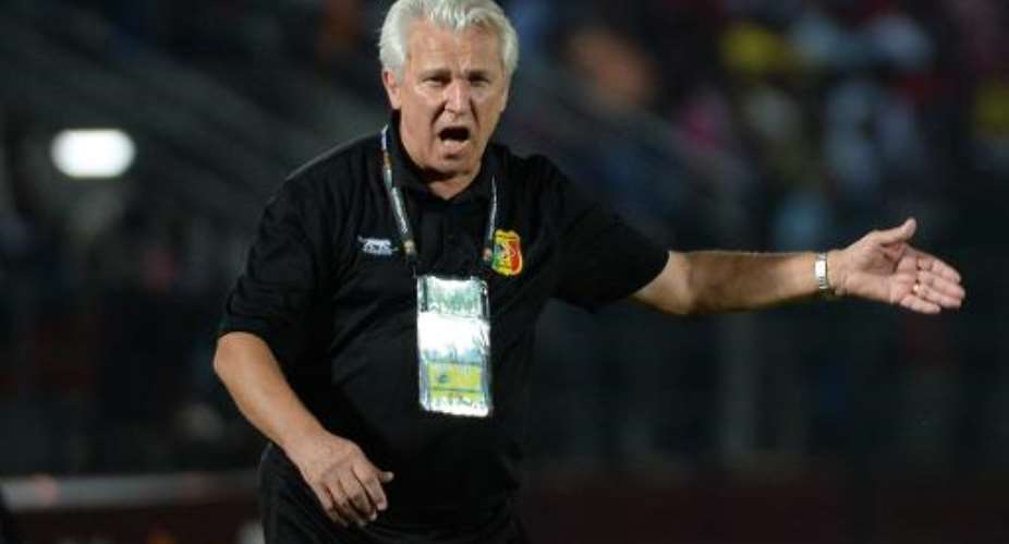 Malis coach Henryk Kasperczak gestures during the 2015 African Cup of Nations group D football match between Guinea and Mali in Mongomo, on January 28, 2015.  By Khaled Desouki (AFP/File)