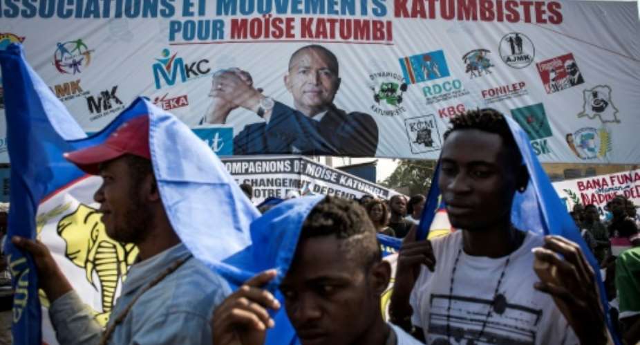Katumbi lives in self-imposed exile in Belgium but retains a large and vocal following of supporters back home.  By JOHN WESSELS AFP