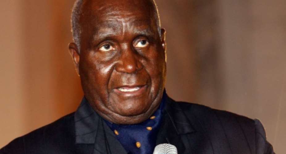 Kaunda, pictured in 2003, was also a pioneer in Africa's fight against AIDS.  By STEFAN ZAKLIN GETTY IMAGES NORTH AMERICAAFP