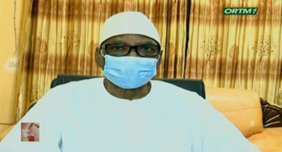 Keita announced his resignation on TV in the early hours of August 19 after being held by rebel troops.  By - ORTMAFPFile