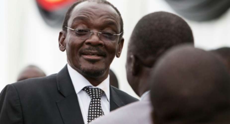 Kembo Mohadi became one of Zimbabwe's two vice presidents in 2017 after former leader Robert Mugabe was ousted.  By Wilfred Kajese AFPFile