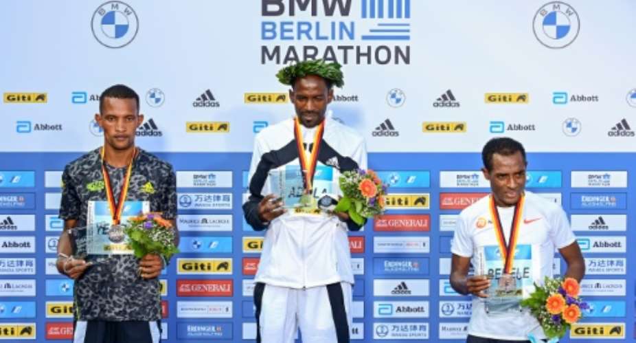 Kenenisa Bekele R plans to run a marathon in under two hours before he retires.  By Tobias SCHWARZ AFP